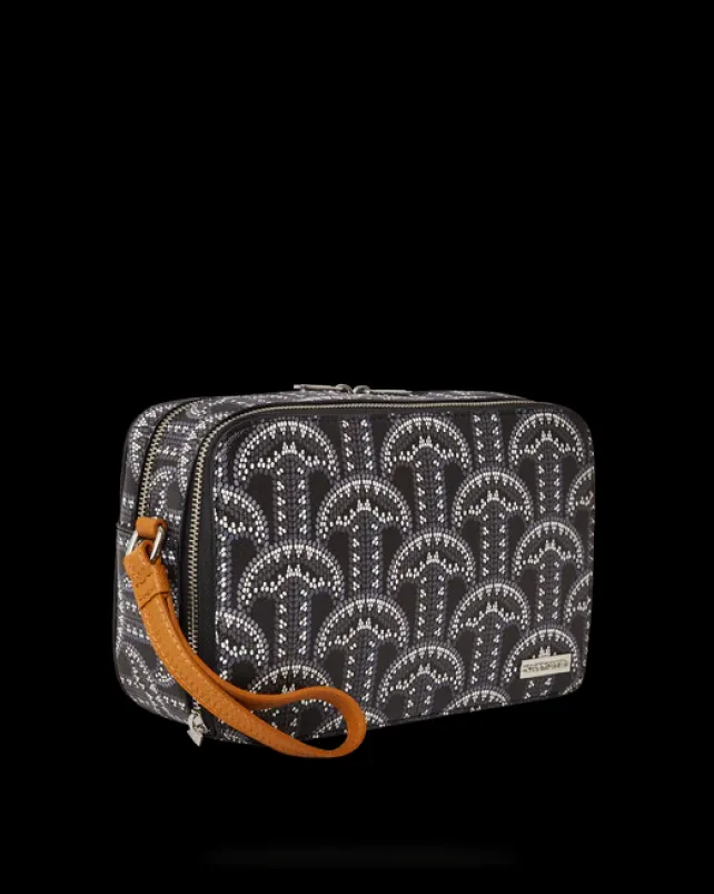TOILETRIES AKA MONEY BAGS>SPRAYGROUND ILLUCHAINS TOILETRY BAG