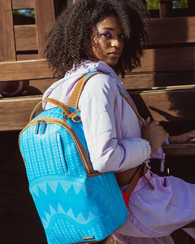 BACKPACKS>SPRAYGROUND ILLUCHAINS TURQ BACKPACK (DLXV)