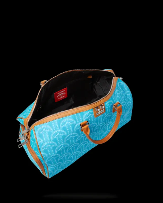 DUFFLES>SPRAYGROUND ILLUCHAINS TURQ DUFFLE