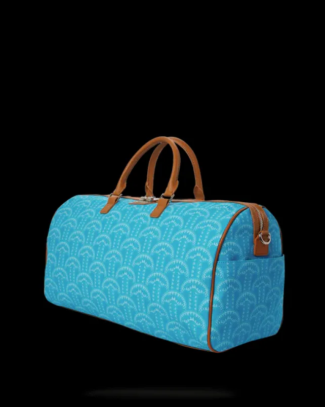 DUFFLES>SPRAYGROUND ILLUCHAINS TURQ DUFFLE