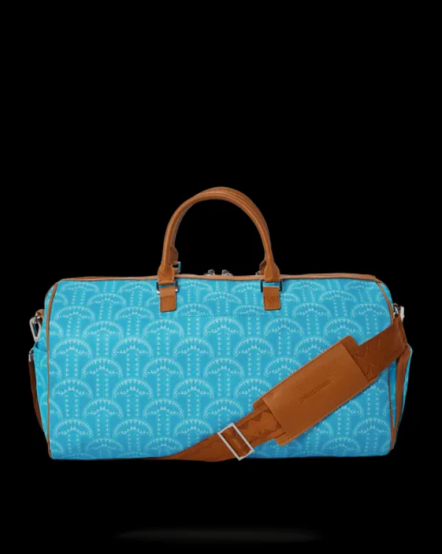 DUFFLES>SPRAYGROUND ILLUCHAINS TURQ DUFFLE