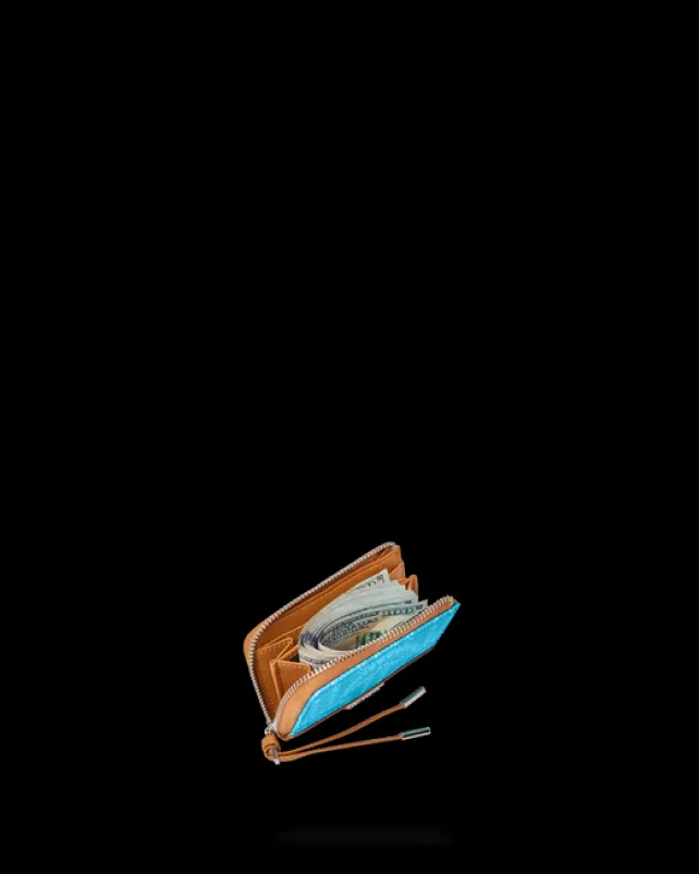 WALLETS>SPRAYGROUND ILLUCHAINS TURQ WALLET