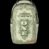 BACKPACKS>SPRAYGROUND IN GOD WE TRUST GREEN BACKPACK (ONE OF ONE)