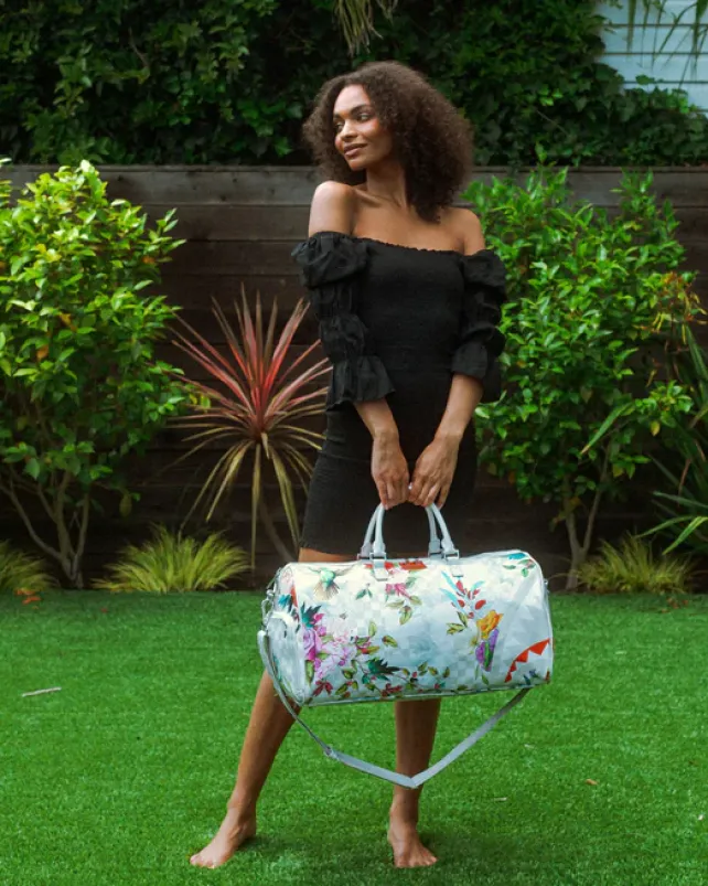 DUFFLES>SPRAYGROUND IN THE GARDEN DUFFLE