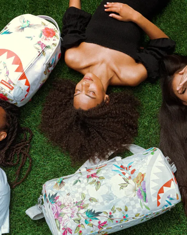 DUFFLES>SPRAYGROUND IN THE GARDEN DUFFLE