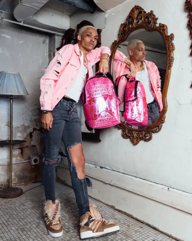 BACKPACKS>SPRAYGROUND INFINITI PINK DIAMOND BACKPACK (DLXV)