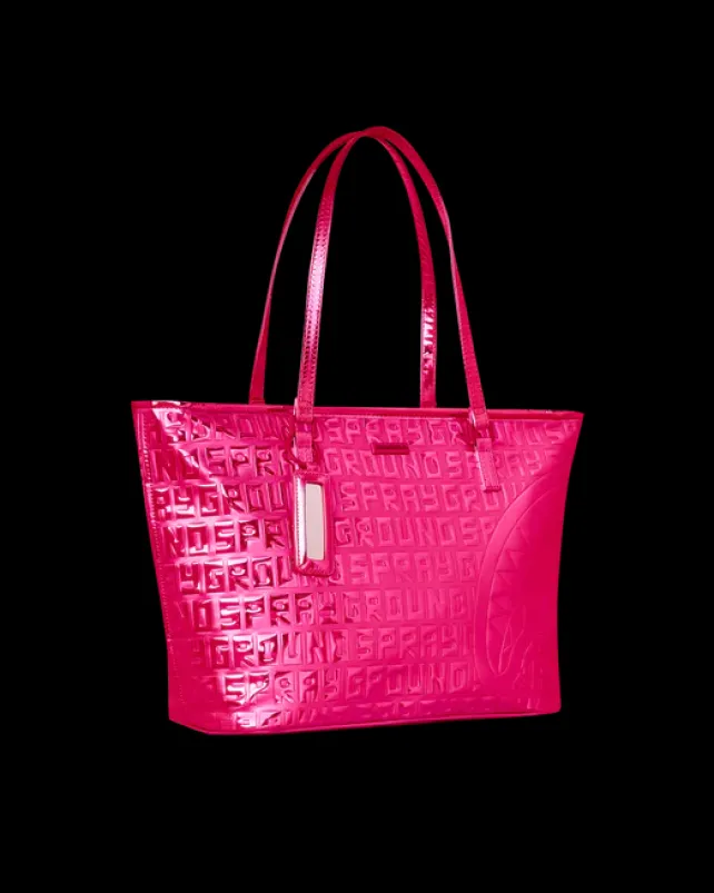 TOTES|HANDBAGS>SPRAYGROUND INFINITI PINK DIAMOND TOTE