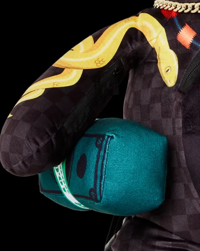 TEDDY BEAR BACKPACKS|BACKPACKS>SPRAYGROUND JARDIN D'EDEN MONEYBEAR TEDDYBEAR BACKPACK