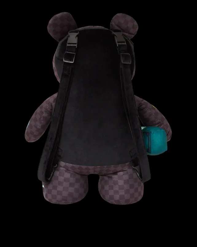 TEDDY BEAR BACKPACKS|BACKPACKS>SPRAYGROUND JARDIN D'EDEN MONEYBEAR TEDDYBEAR BACKPACK