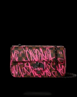 HANDBAGS>SPRAYGROUND JETGRAPHIX SHARKCHAIN HANDBAG