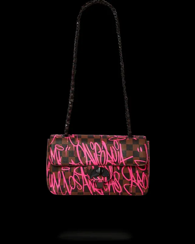 HANDBAGS>SPRAYGROUND JETGRAPHIX SHARKCHAIN HANDBAG