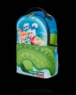 BACKPACKS>SPRAYGROUND JETSONS FLYING SHARKMOUTH BACKPACK (DLXR)