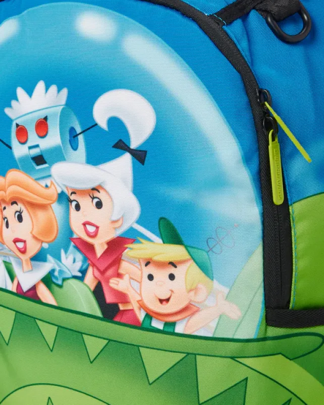 BACKPACKS>SPRAYGROUND JETSONS FLYING SHARKMOUTH BACKPACK (DLXR)