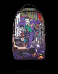 BACKPACKS>SPRAYGROUND JOKER MURAL BY HARLEY QUINN