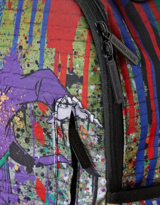 BACKPACKS>SPRAYGROUND JOKER MURAL BY HARLEY QUINN