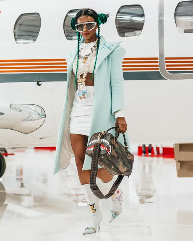 DUFFLES>SPRAYGROUND JUNGLE PARIS MINI DUFFLE