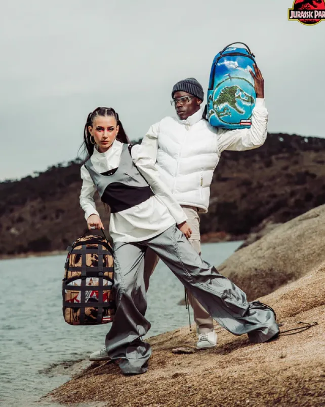 BACKPACKS>SPRAYGROUND JURASSIC ISLAND BACKPACK (DLXV)
