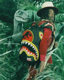 BACKPACKS>SPRAYGROUND JURASSIC PARK SHARK
