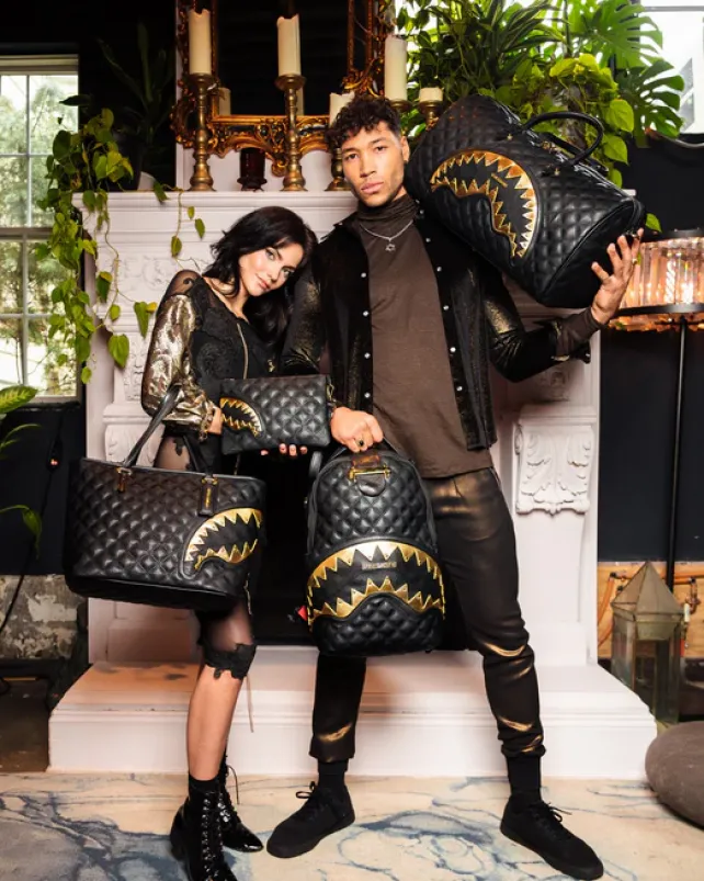 CROSSOVER CLUTCHES>SPRAYGROUND 24K GENEVA CROSSOVER CLUTCH