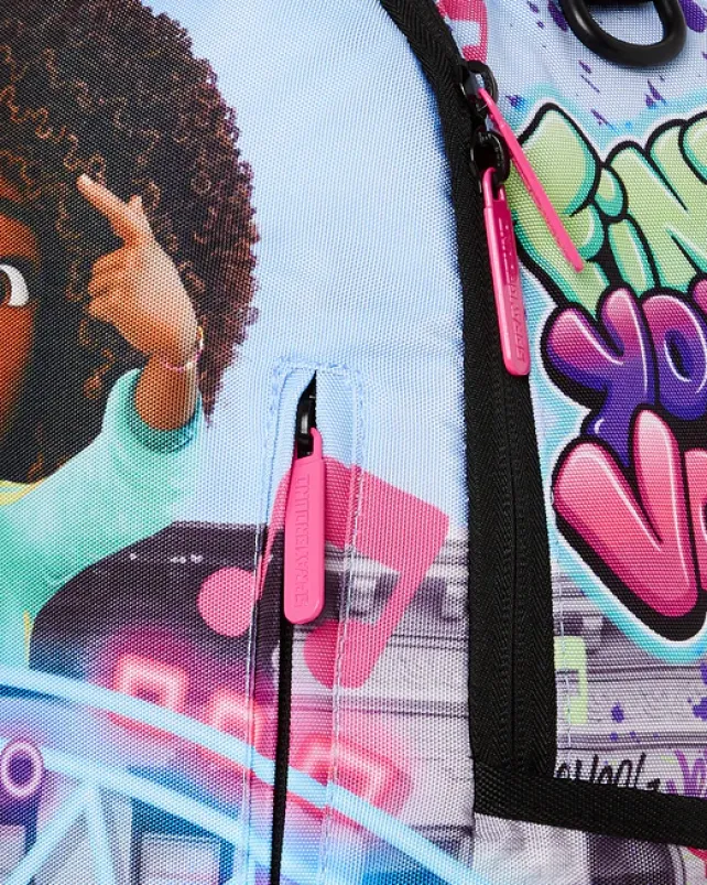 BACKPACKS>SPRAYGROUND KARMA'S WORLD TURN UP THE VOLUME BACKPACK