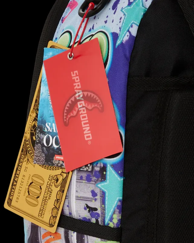 BACKPACKS>SPRAYGROUND KARMA'S WORLD TURN UP THE VOLUME BACKPACK