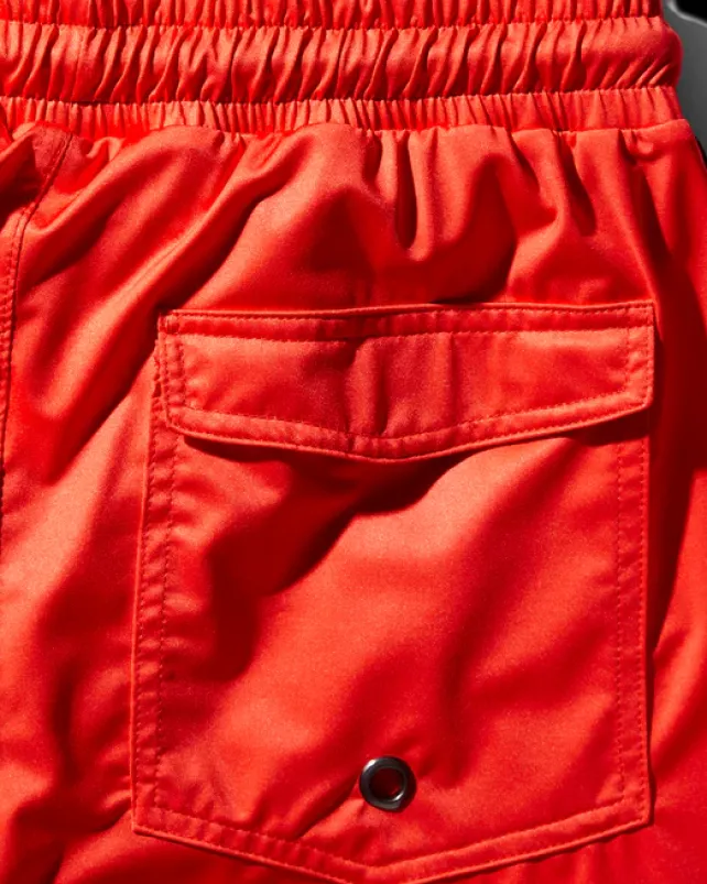 SWIMWEAR>SPRAYGROUND KIDS JAPAN WAVE SWIM TRUNKS (RED)