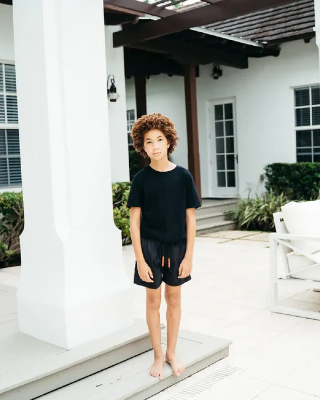 SWIMWEAR>SPRAYGROUND KIDS LIGHTS OUT SWIM TRUNKS