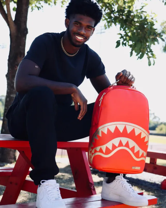 BACKPACKS>SPRAYGROUND KING OF KINGS SHEDEUR u0026 SHILO SANDERS SHARK BACKPACK