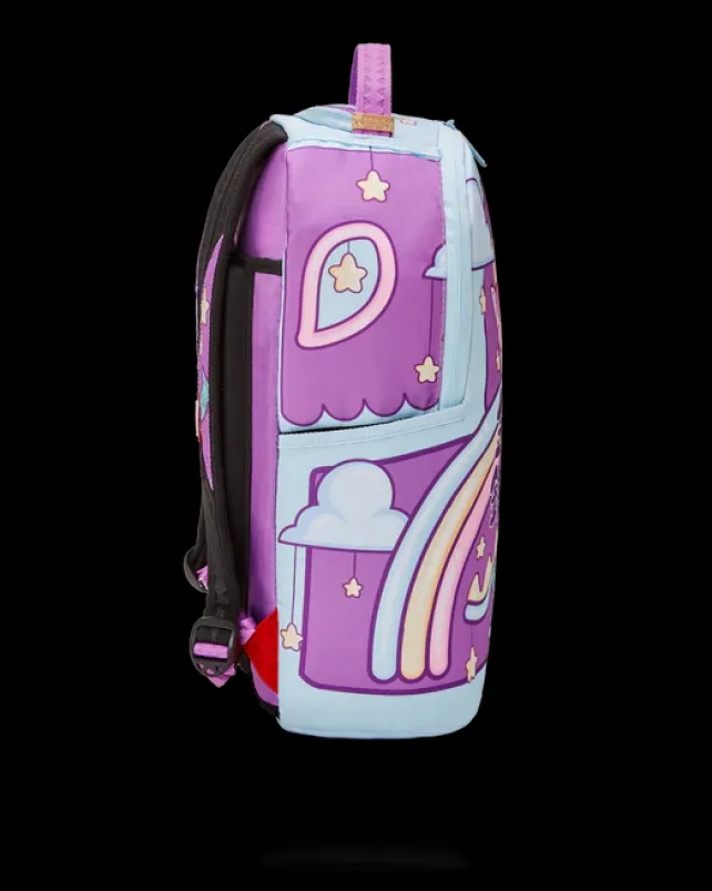 BACKPACKS>SPRAYGROUND KITTY MONEY NAPSACK u30b9u30d7u30ecu30fcu30b0u30e9u30a6u30f3u30c9 (DLXR)