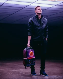 BACKPACKS>SPRAYGROUND KNIGHT RIDER K.I.T.T. LASER SHARK BACKPACK