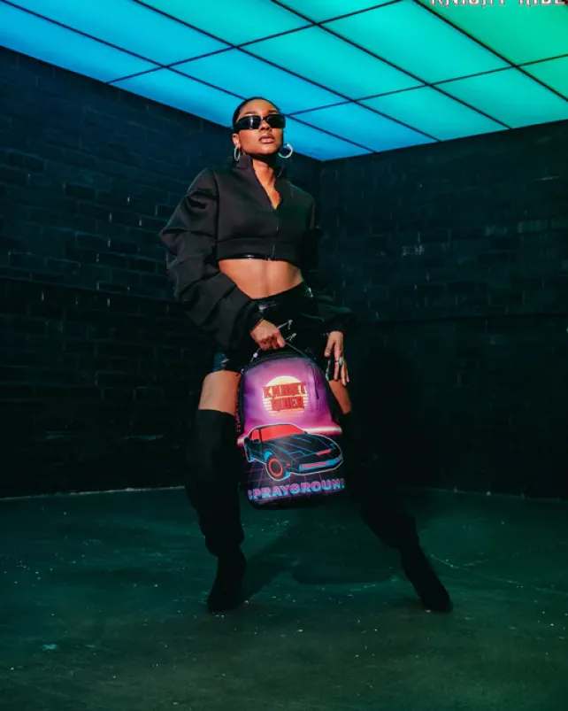 BACKPACKS>SPRAYGROUND KNIGHT RIDER K.I.T.T. LASER SHARK BACKPACK