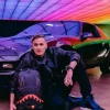 BACKPACKS>SPRAYGROUND KNIGHT RIDER K.I.T.T. LED TURBO BOOST BACKPACK