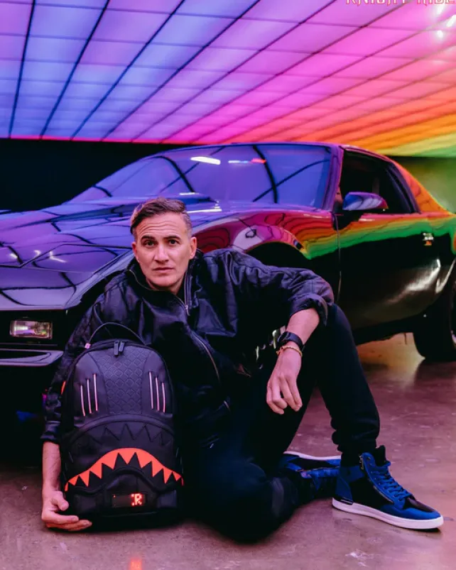 BACKPACKS>SPRAYGROUND KNIGHT RIDER K.I.T.T. LED TURBO BOOST BACKPACK