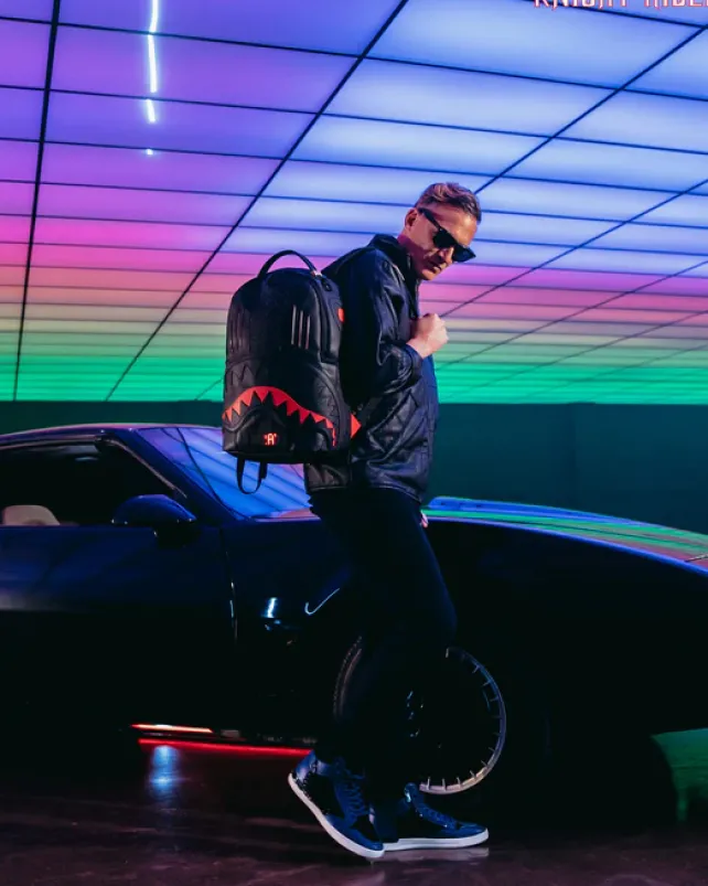 BACKPACKS>SPRAYGROUND KNIGHT RIDER K.I.T.T. LED TURBO BOOST BACKPACK