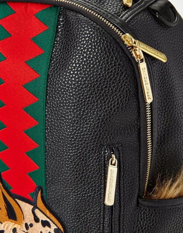 BACKPACKS>SPRAYGROUND LEOPARD FUR MONEY