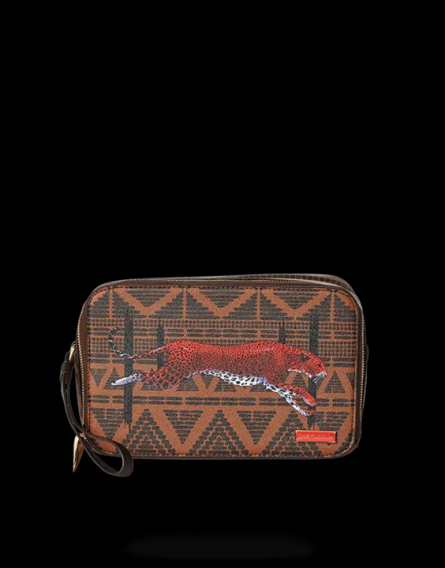 TOILETRIES AKA MONEY BAGS>SPRAYGROUND LEOPARDS IN PARIS TOILETRY AKA MONEY BAG