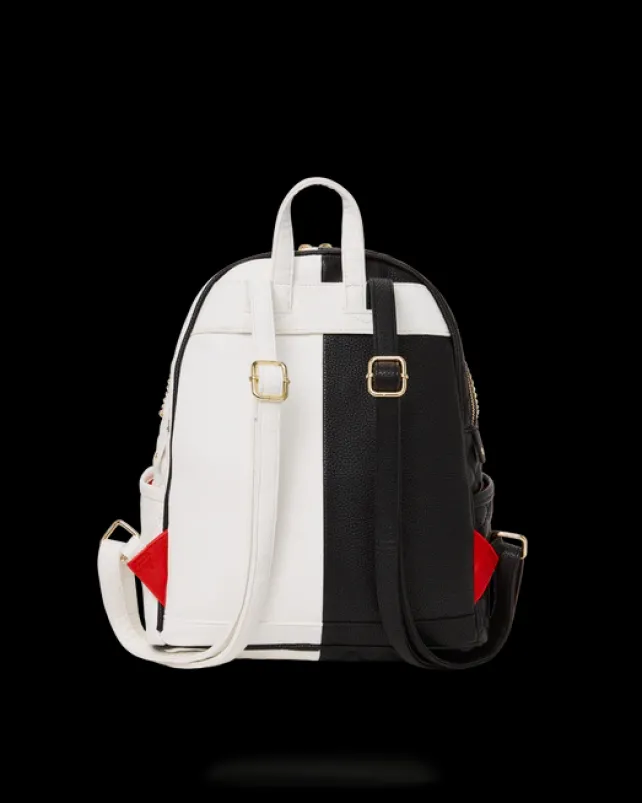 SAVAGES|BACKPACKS>SPRAYGROUND LEVELED UP SPLIT QUILT SHARK SAVAGE BACKPACK