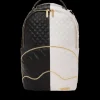 BACKPACKS>SPRAYGROUND LEVELED UP SPLIT QUILT SHARK BACKPACK (DLXV)