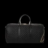 DUFFLES>SPRAYGROUND LEVELED UP SPLIT QUILT SHARK DUFFLE