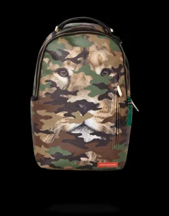 BACKPACKS>SPRAYGROUND LION CAMO