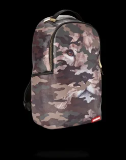 BACKPACKS>SPRAYGROUND LION CAMO