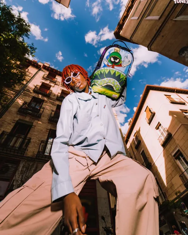 BACKPACKS>SPRAYGROUND LOONEY TUNES MARVIN THE MARTIAN FEARLESS LEADER BACKPACK
