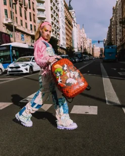 BACKPACKS>SPRAYGROUND LOONEY TUNES TAZ MARVIN BUST OUT BACKPACK (DLXV)