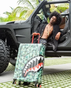 FULL-SIZE LUGGAGE>SPRAYGROUND MAMA I MADE IT SHARKITECTURE HARDSHELL FULL-SIZE LUGGAGE