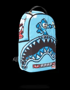 BACKPACKS>SPRAYGROUND MEGA MAN DESTROYER SHARK