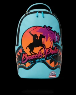 BACKPACKS>SPRAYGROUND MIAMI BEACH POLO COLLAB BACKPACK (DLXV-SKY)