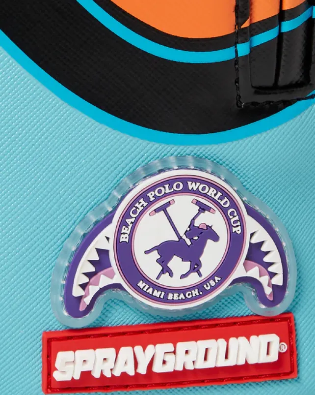 BACKPACKS>SPRAYGROUND MIAMI BEACH POLO COLLAB BACKPACK (DLXV-SKY)