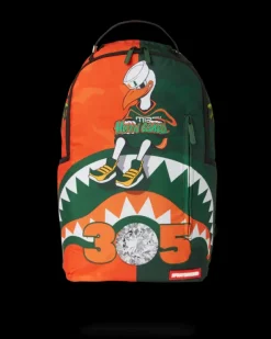 BACKPACKS>SPRAYGROUND MIAMI HURRICANES BACKPACK