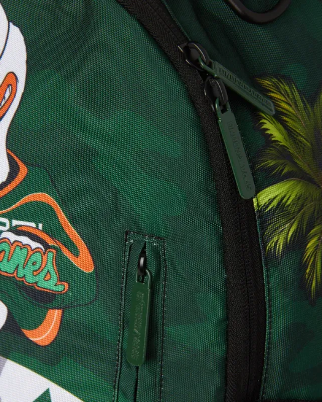 BACKPACKS>SPRAYGROUND MIAMI HURRICANES BACKPACK