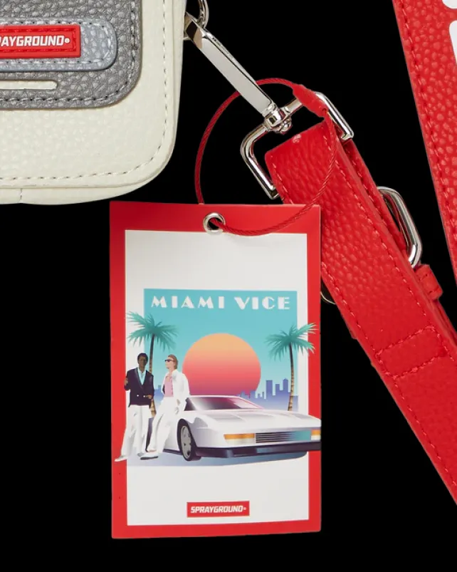 BACKPACKS>SPRAYGROUND MIAMI VICE CELLPHONE BACKPACK